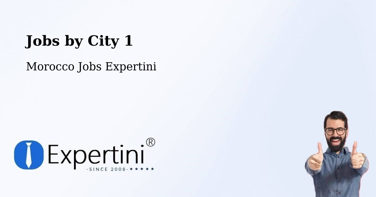 City Jobs in Morocco - Expertini